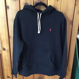 Polo Ralph Lauren fleece hoodie black size L